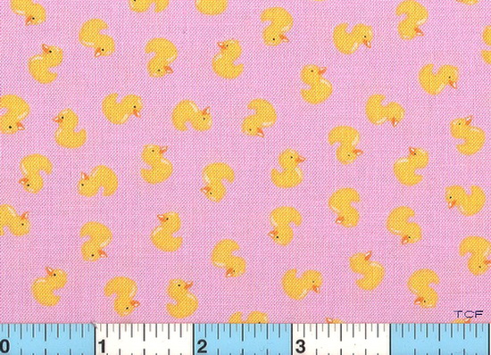 Yellow Duckies Pink